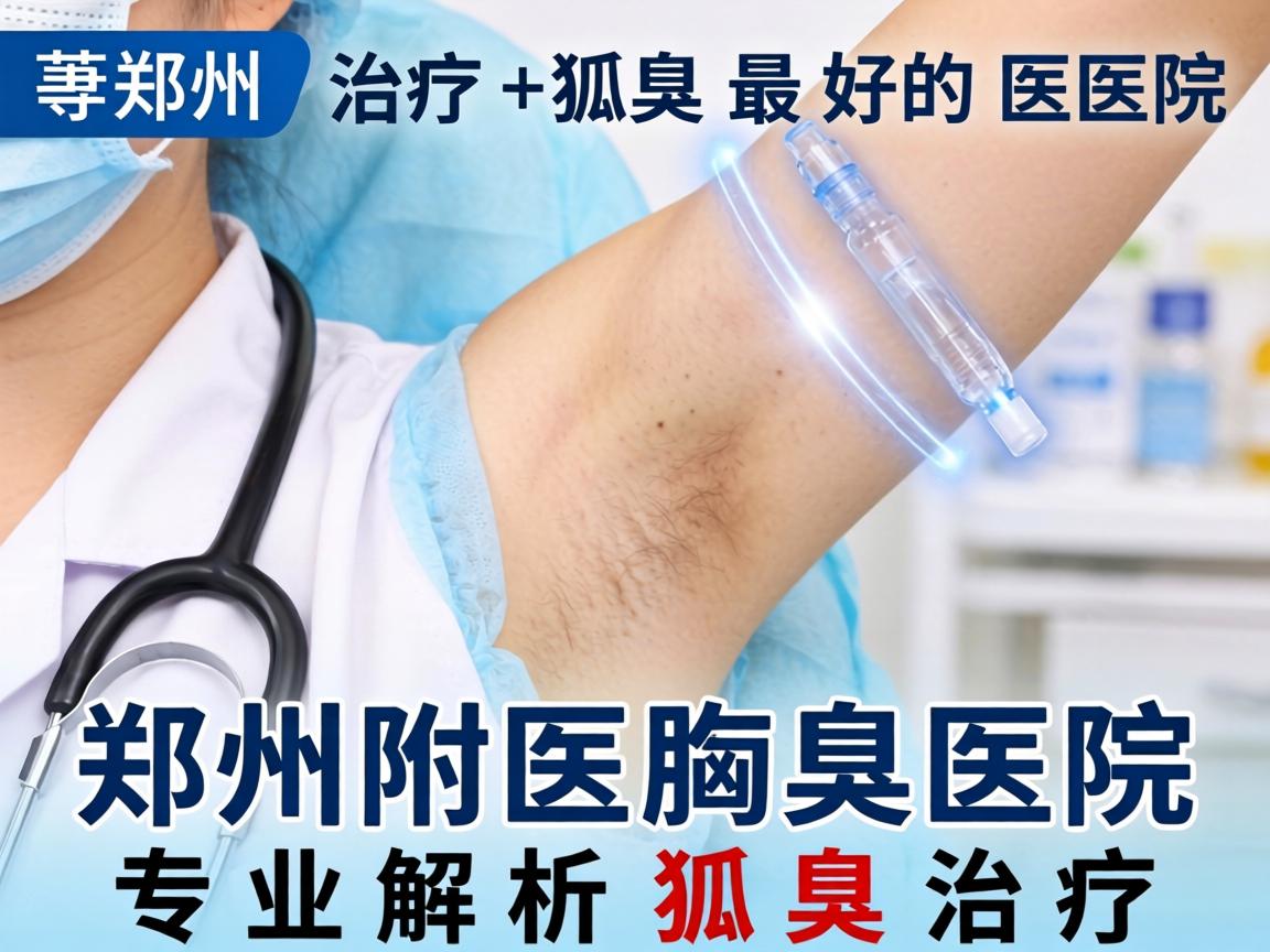 郑州治疗狐臭最好的医院，郑州附医腋臭医院专业解析狐臭治疗