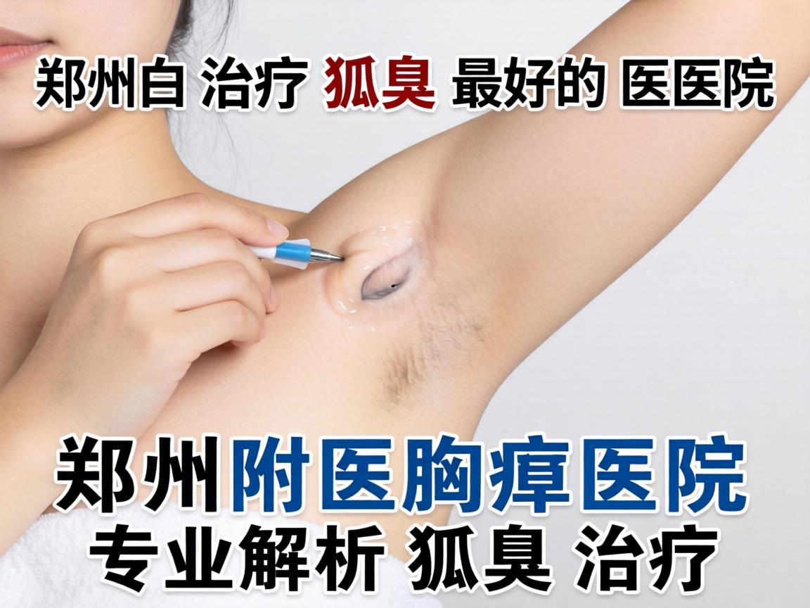 郑州治疗狐臭最好的医院，郑州附医腋臭医院专业解析狐臭治疗