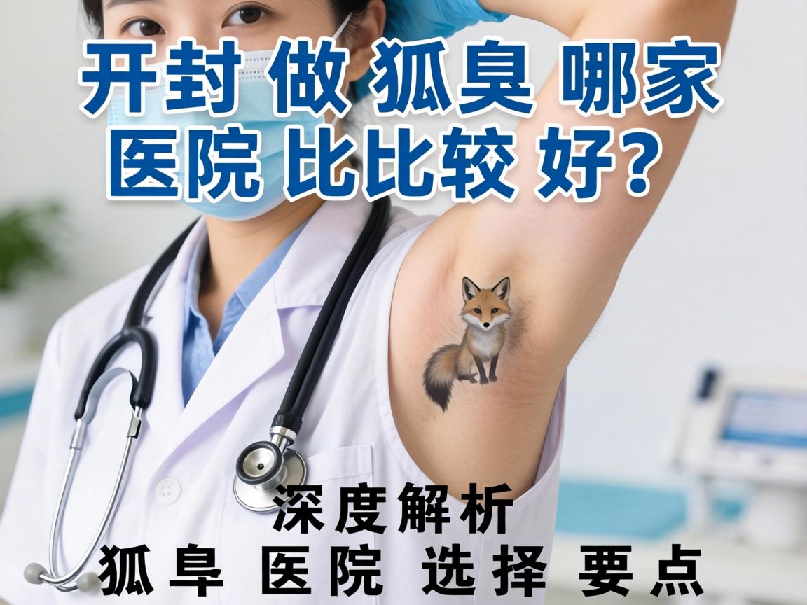 开封做狐臭哪家医院比较好？深度解析狐臭医院选择要点
