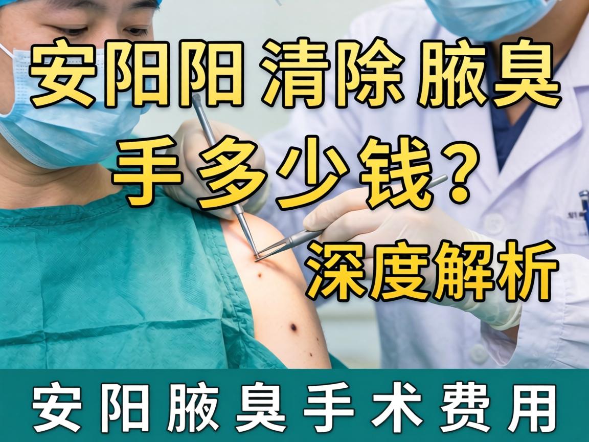 安阳清除腋臭手术多少钱？深度解析安阳腋臭手术费用