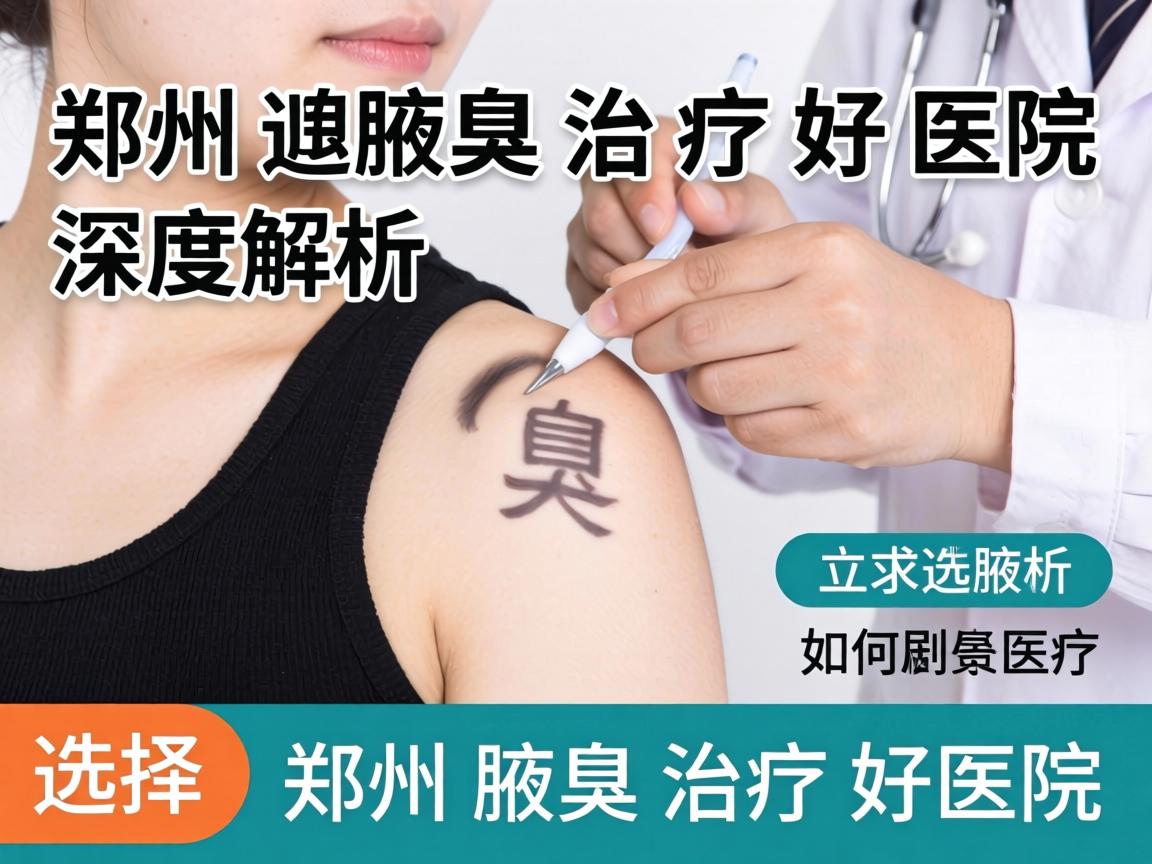 郑州腋臭治疗好医院深度解析，如何选择郑州腋臭治疗好医院