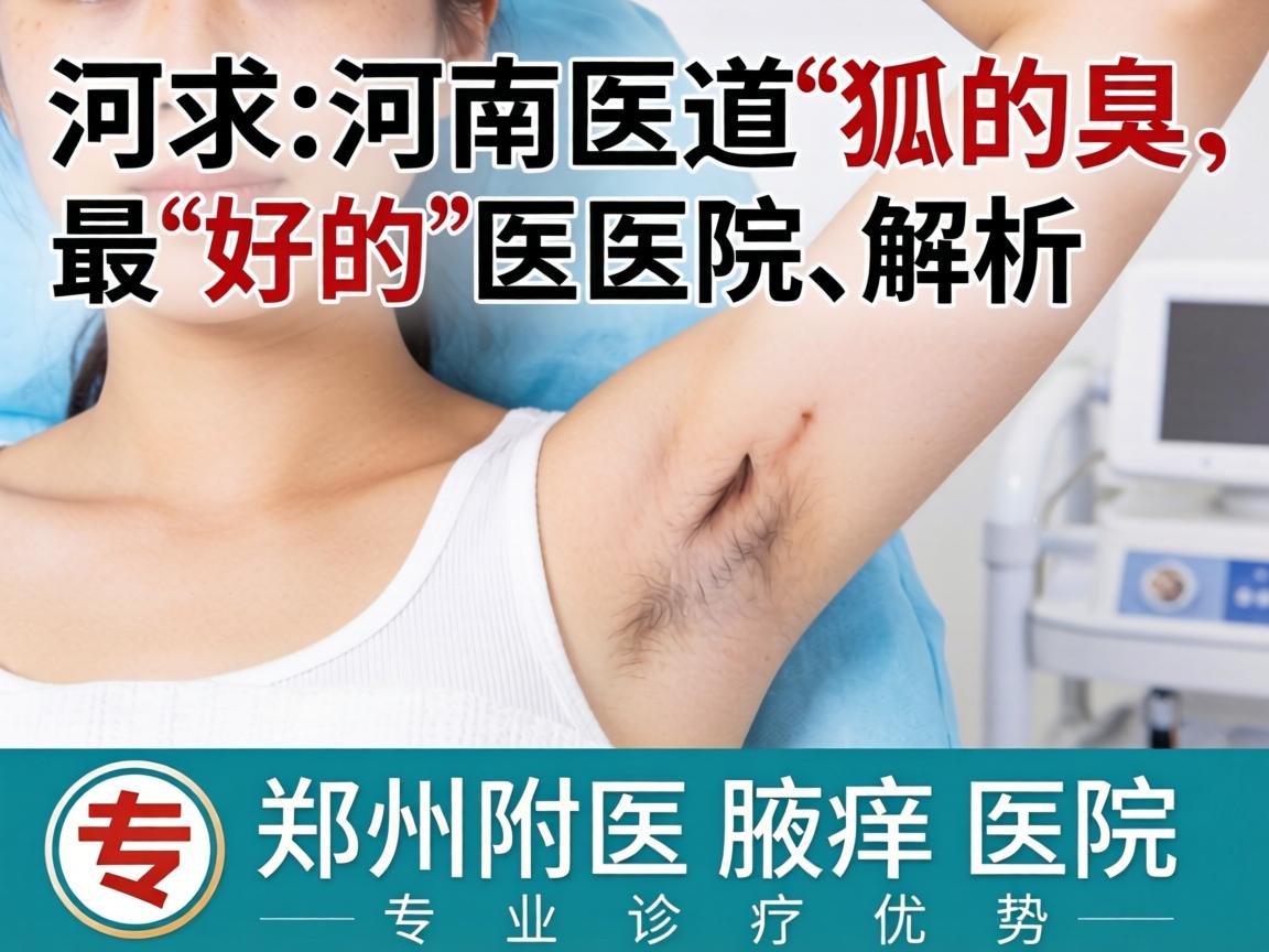 河南狐臭最好的医院解析，郑州附医腋臭医院的专业诊疗优势