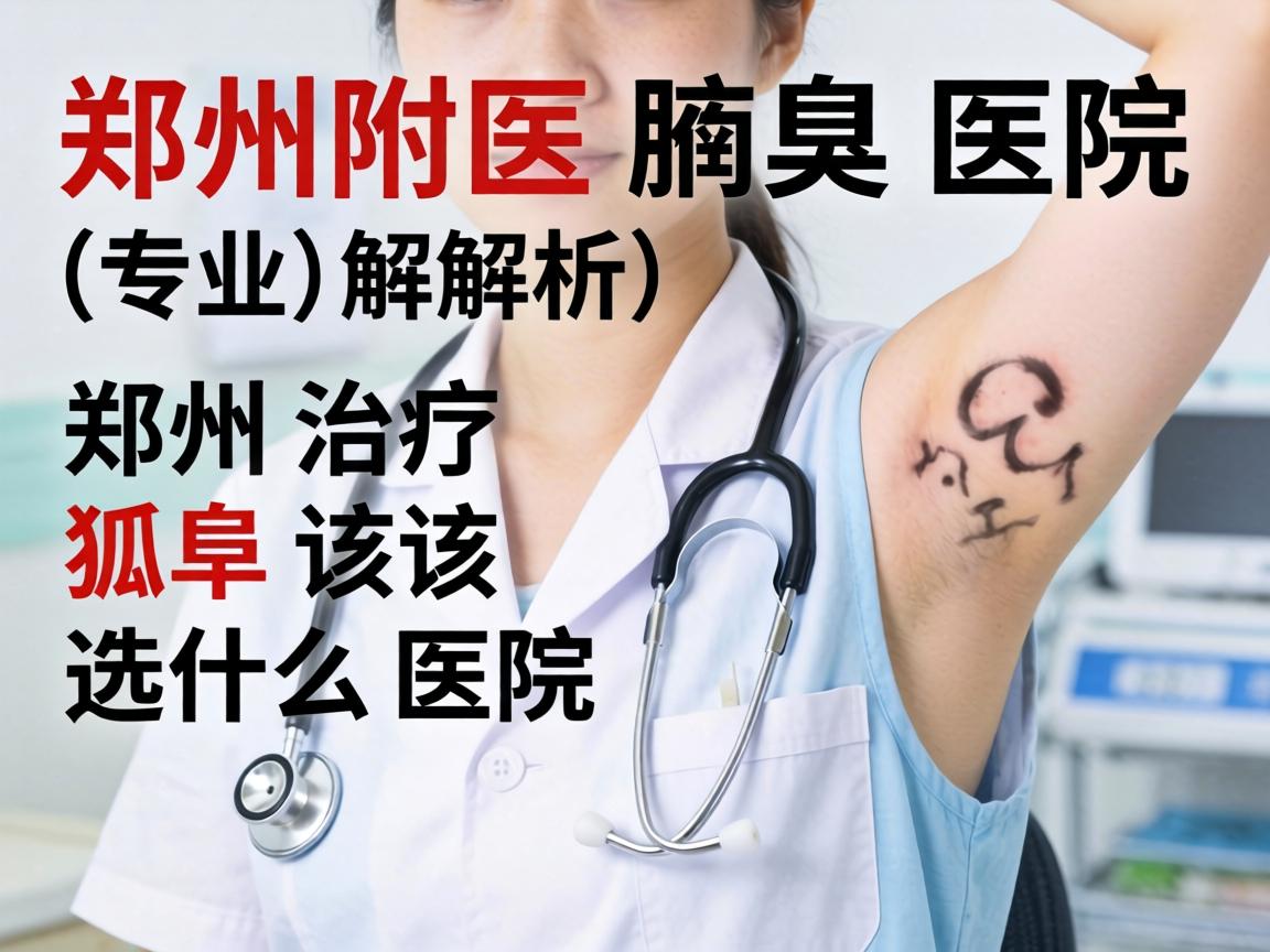 郑州附医腋臭医院专业解析，郑州治疗狐臭该选什么医院