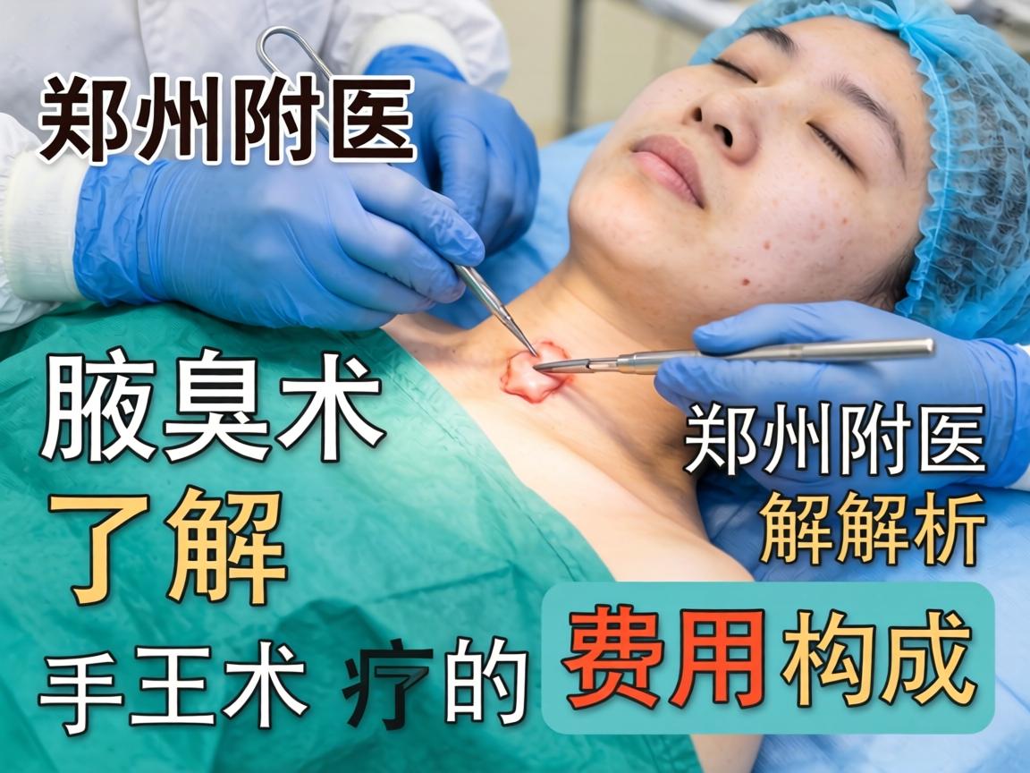 郑州附医腋臭手术解析，了解郑州附医腋臭手术的费用构成