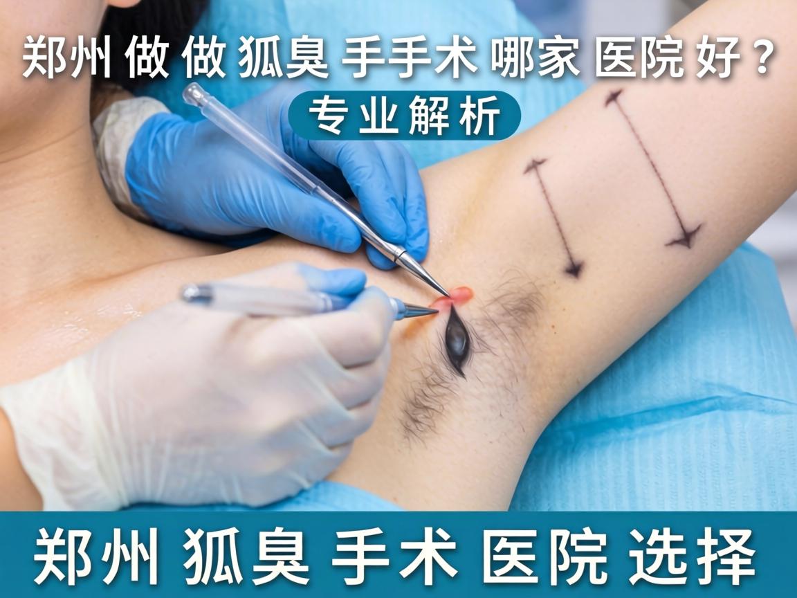 郑州做狐臭手术哪家医院好？专业解析郑州狐臭手术医院选择