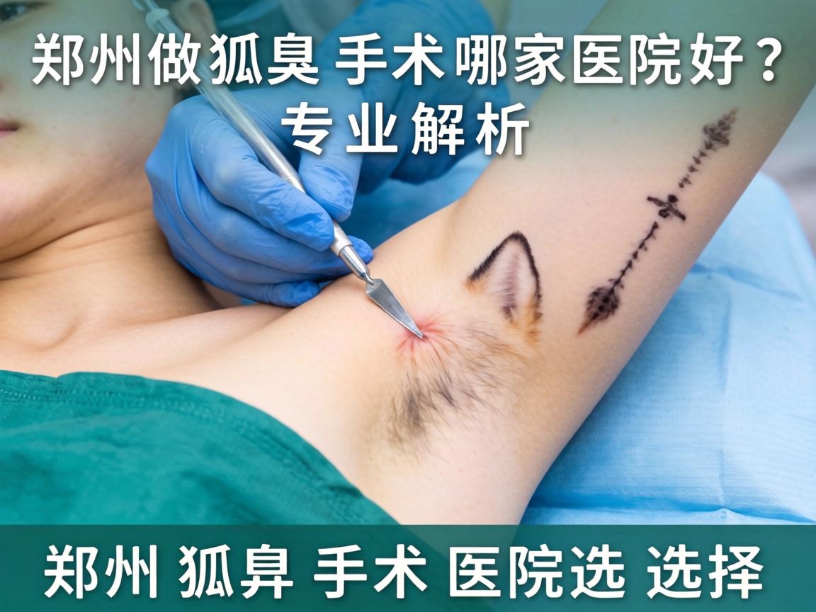 郑州做狐臭手术哪家医院好？专业解析郑州狐臭手术医院选择
