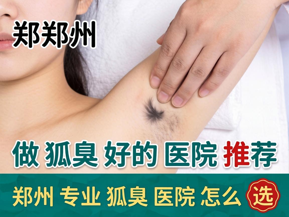 郑州做狐臭好的医院推荐，郑州专业狐臭医院怎么选
