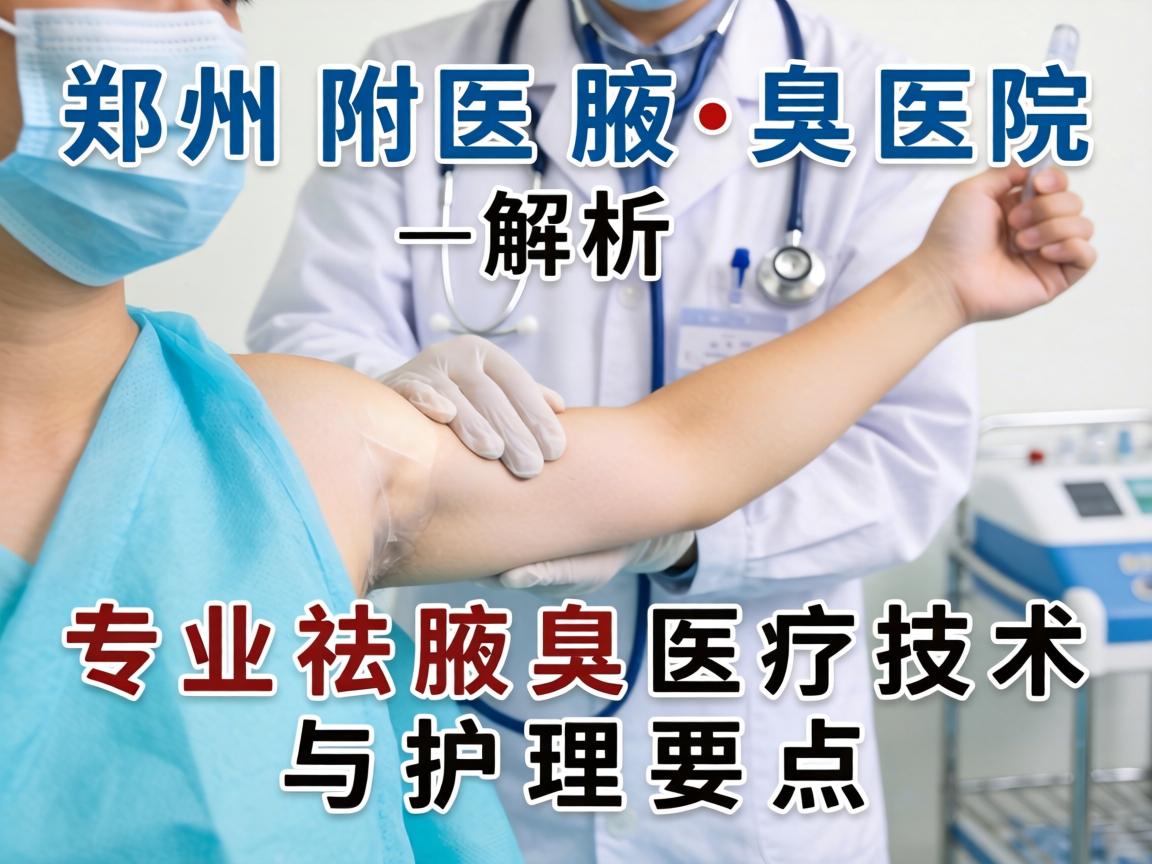 郑州附医腋臭医院解析，专业祛腋臭的医疗技术与护理要点
