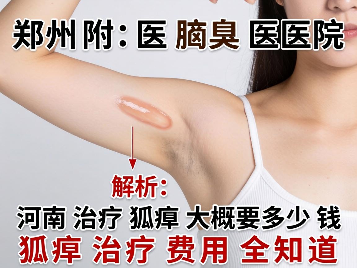 郑州附医腋臭医院解析，河南治疗狐臭大概要多少钱，狐臭治疗费用全知道
