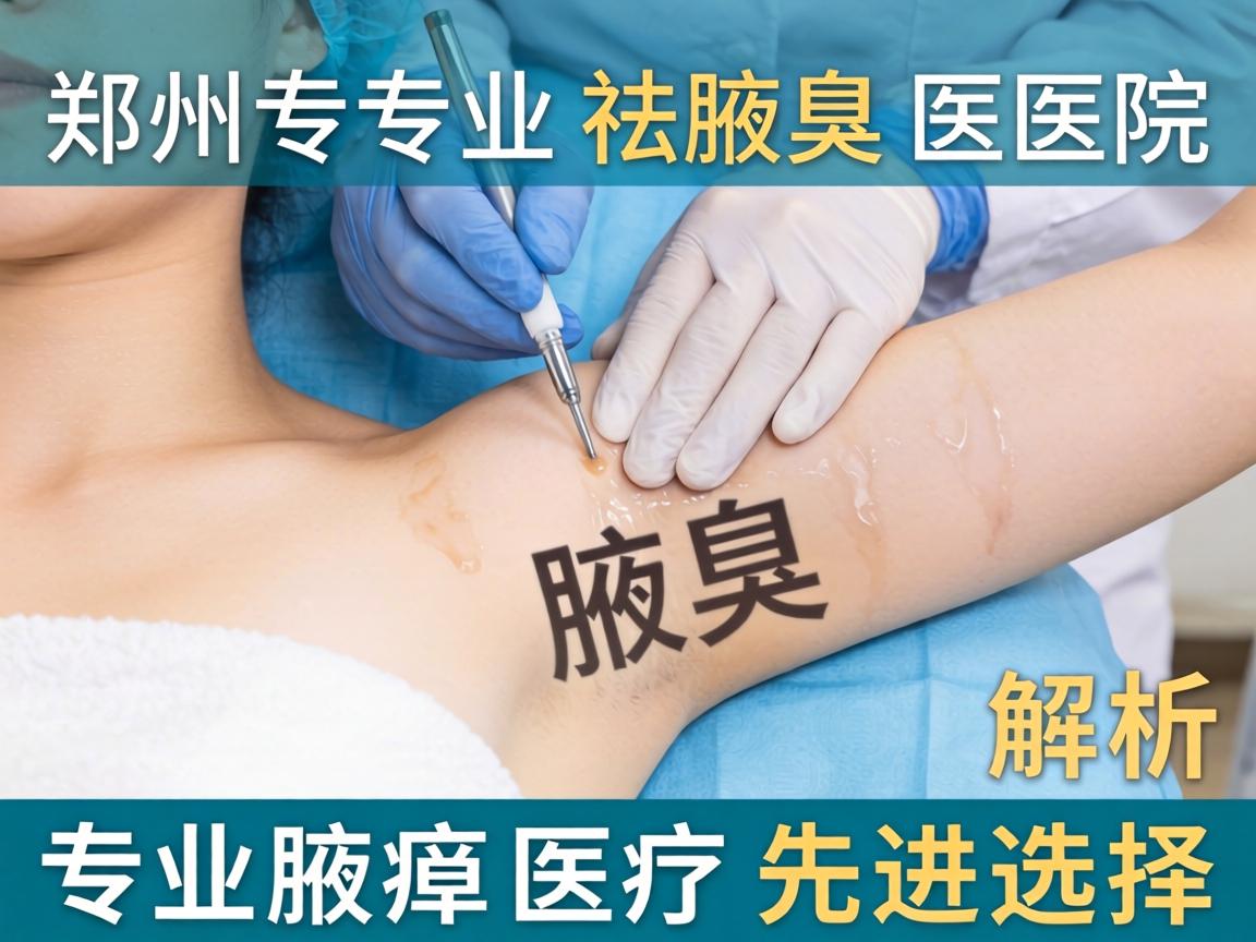 郑州专业祛腋臭医院解析，专业腋臭医疗的先进选择
