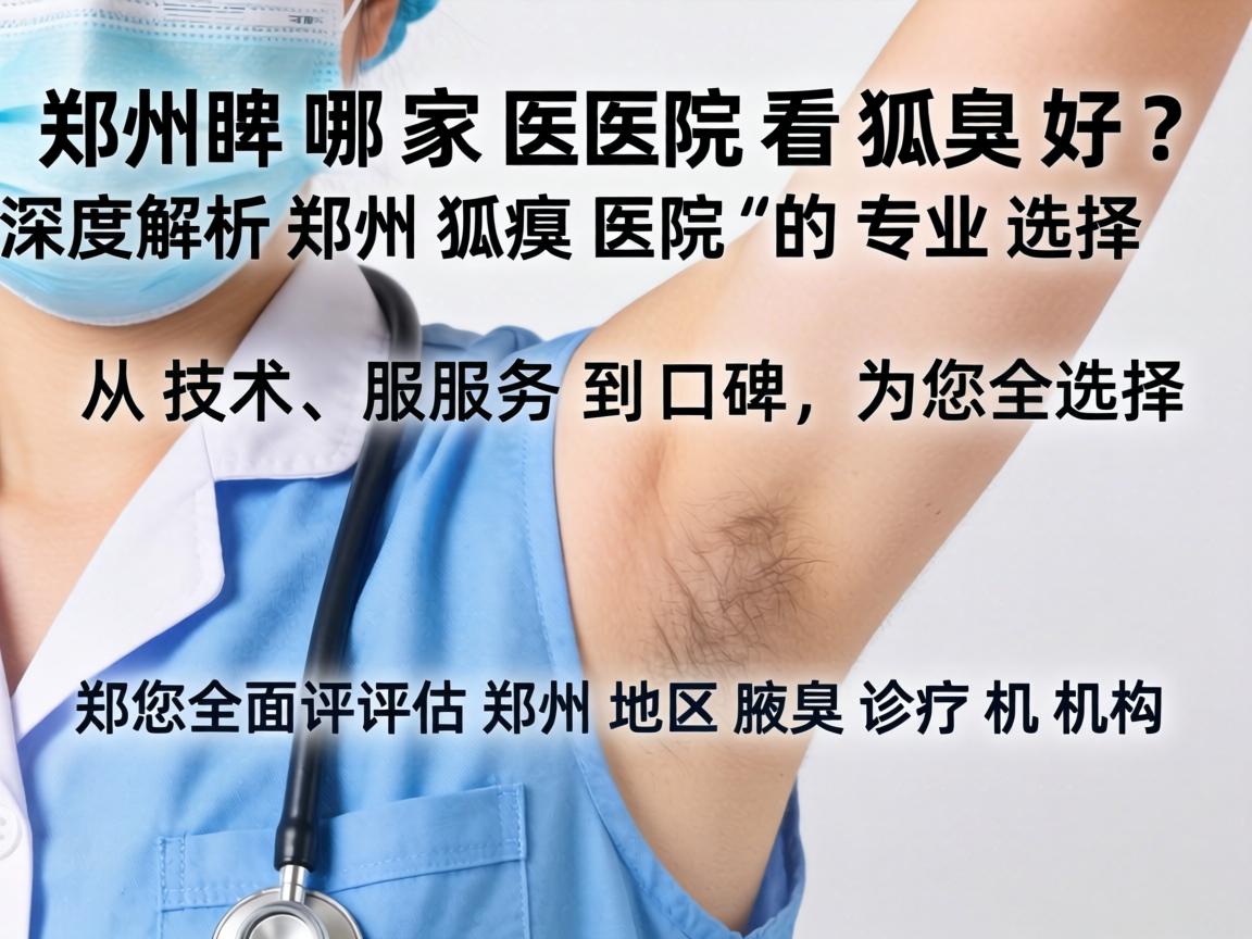 郑州哪家医院看狐臭好？深度解析郑州狐臭医院的专业选择
从技术、服务到口碑，为您全面评估郑州地区的腋臭诊疗机构
