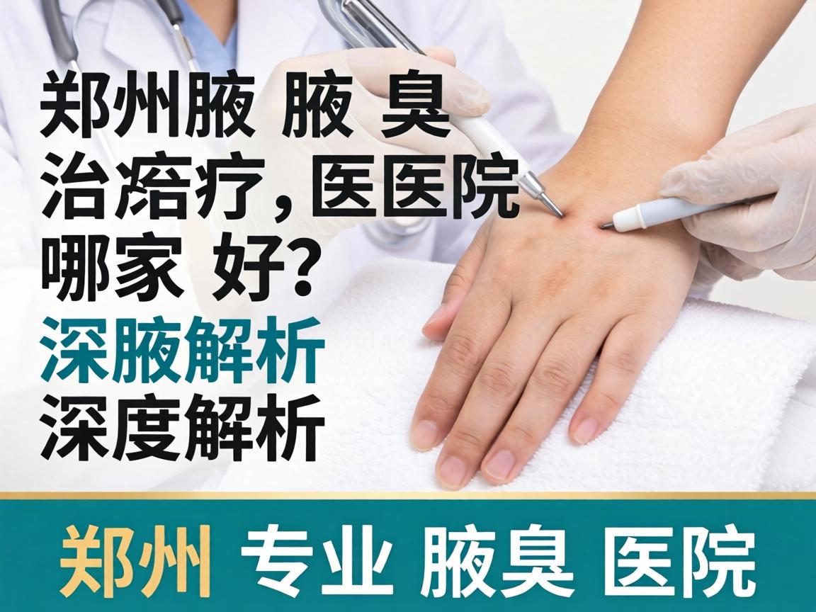 郑州腋臭治疗医院哪家好？深度解析郑州专业腋臭医院