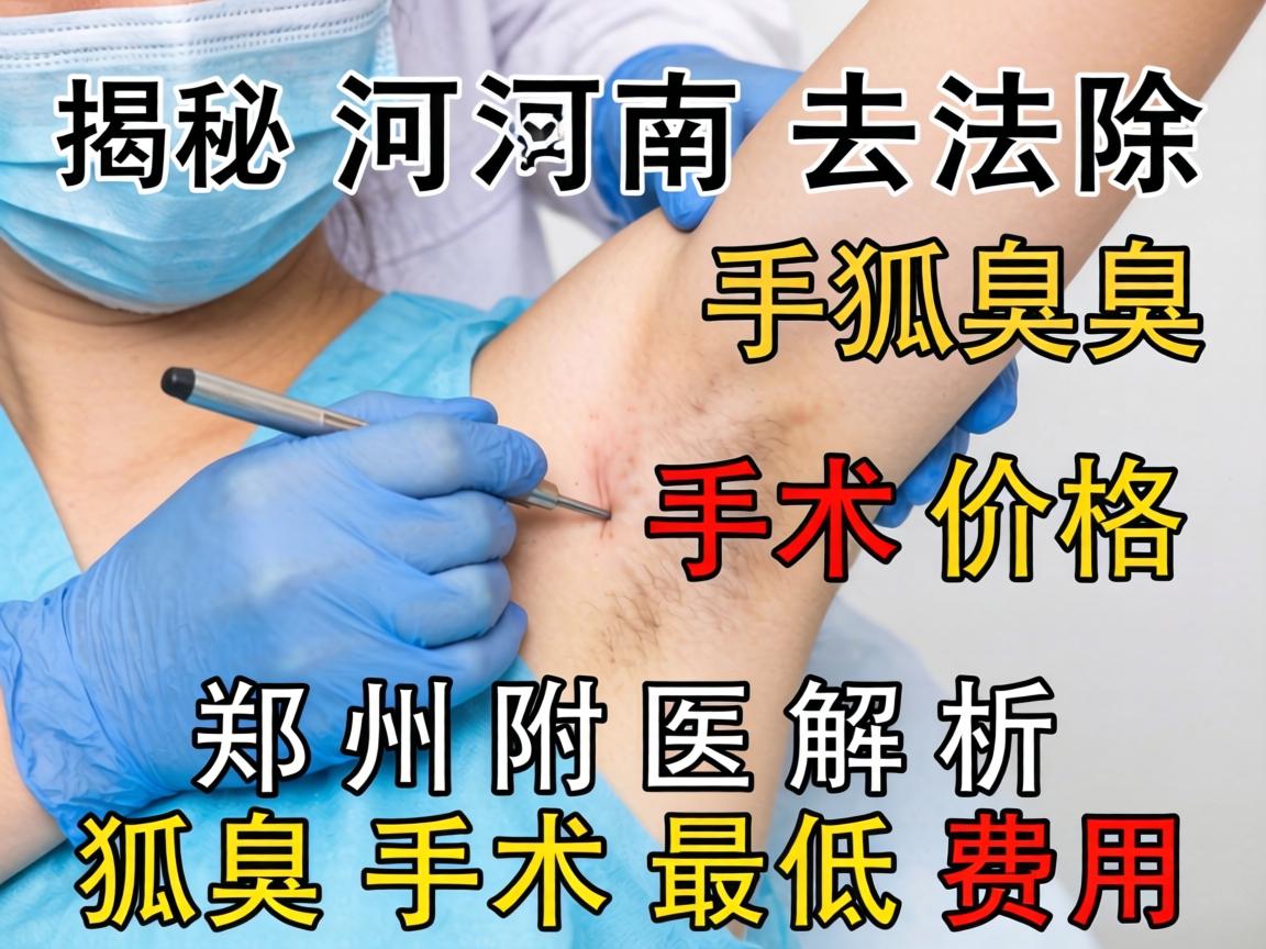 揭秘河南去除狐臭手术价格，郑州附医解析狐臭手术最低费用