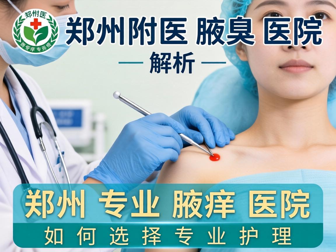 郑州附医腋臭医院解析，郑州专业腋臭医院如何选择专业护理