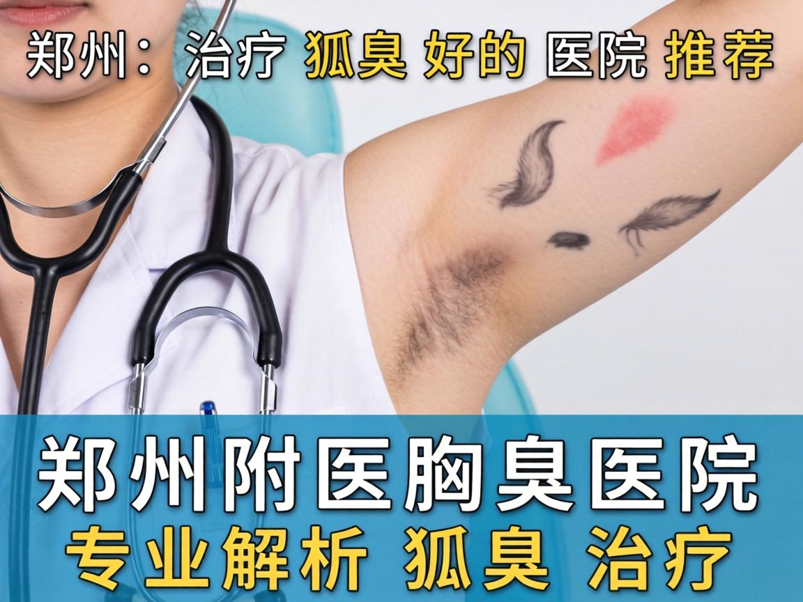 郑州治疗狐臭好的医院推荐，郑州附医腋臭医院专业解析狐臭治疗