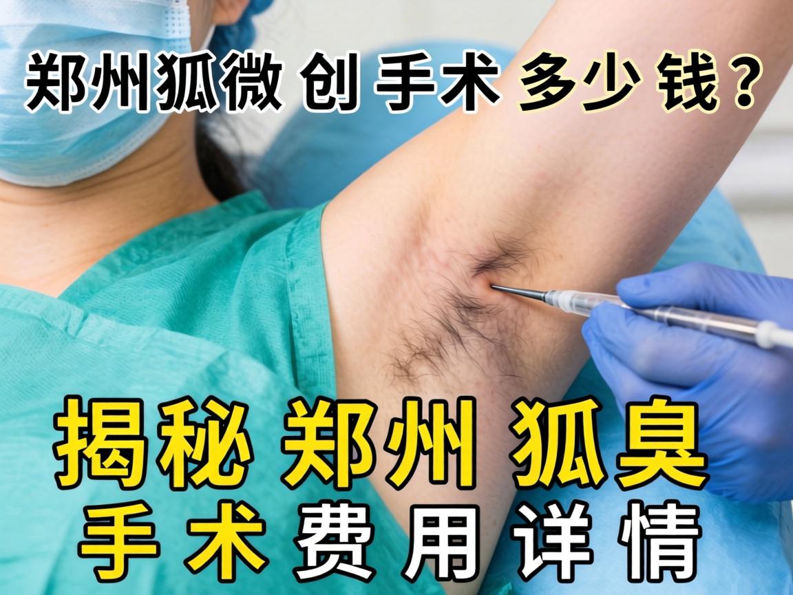 郑州狐臭微创手术多少钱？揭秘郑州狐臭手术费用详情