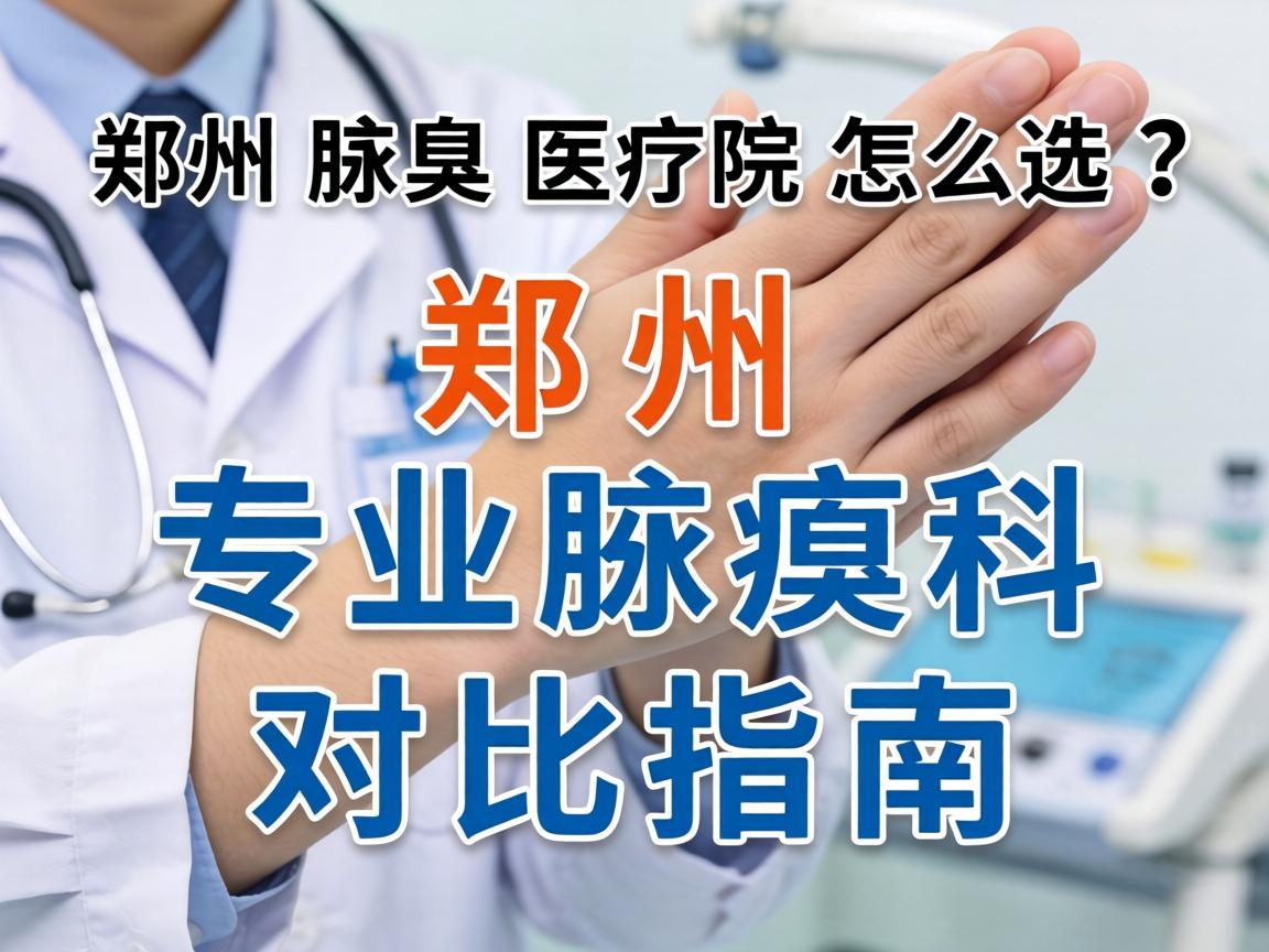 郑州腋臭医院怎么选？郑州专业腋臭科对比指南