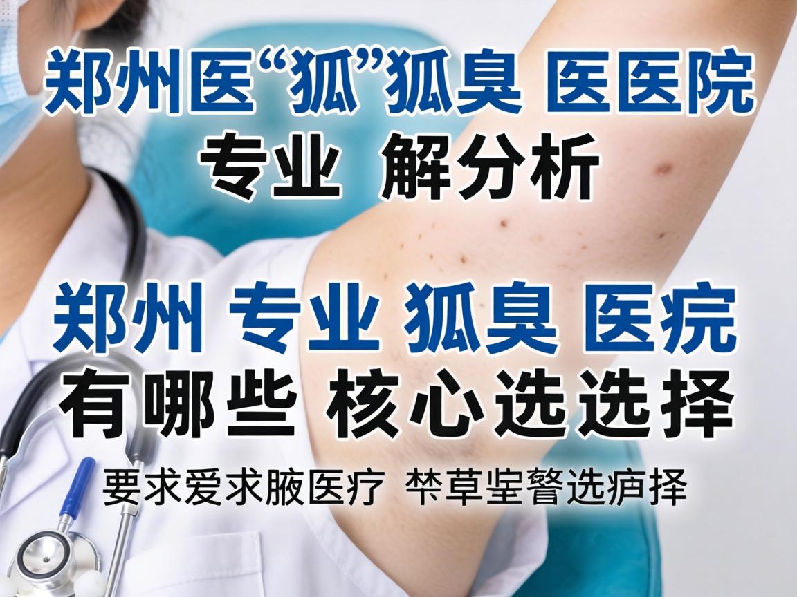 郑州狐臭医院专业解析，郑州专业狐臭医院有哪些核心选择