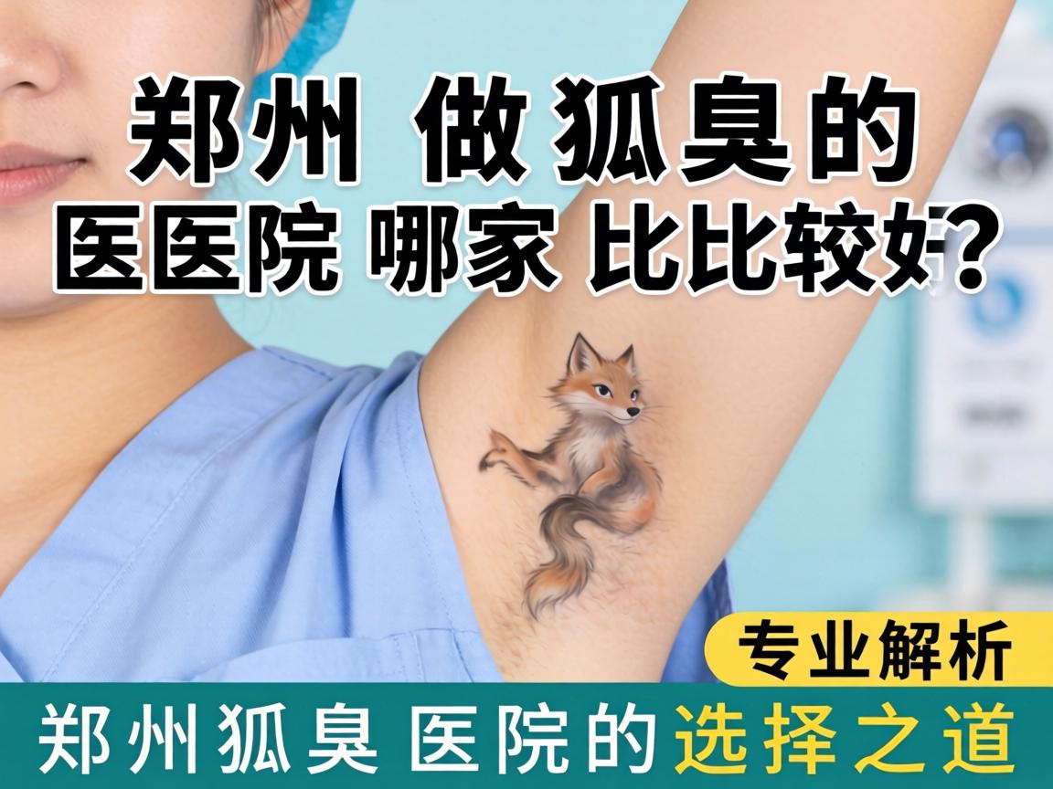 郑州做狐臭的医院哪家比较好？专业解析郑州狐臭医院的选择之道
