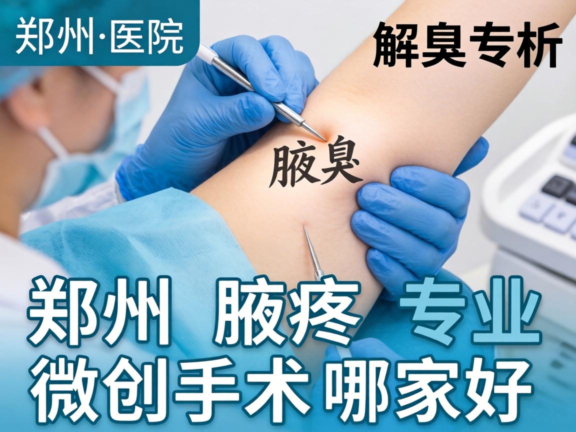 郑州腋臭医院专业解析，郑州腋臭微创手术哪家好