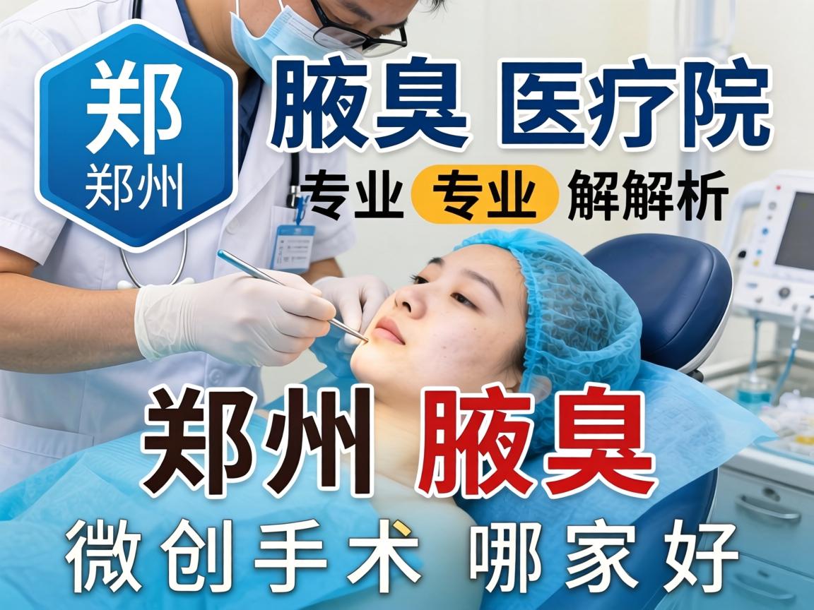 郑州腋臭医院专业解析，郑州腋臭微创手术哪家好