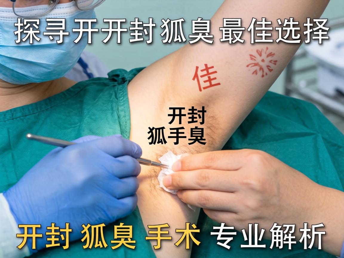 探寻开封狐臭手术最佳选择，开封狐臭手术专业解析