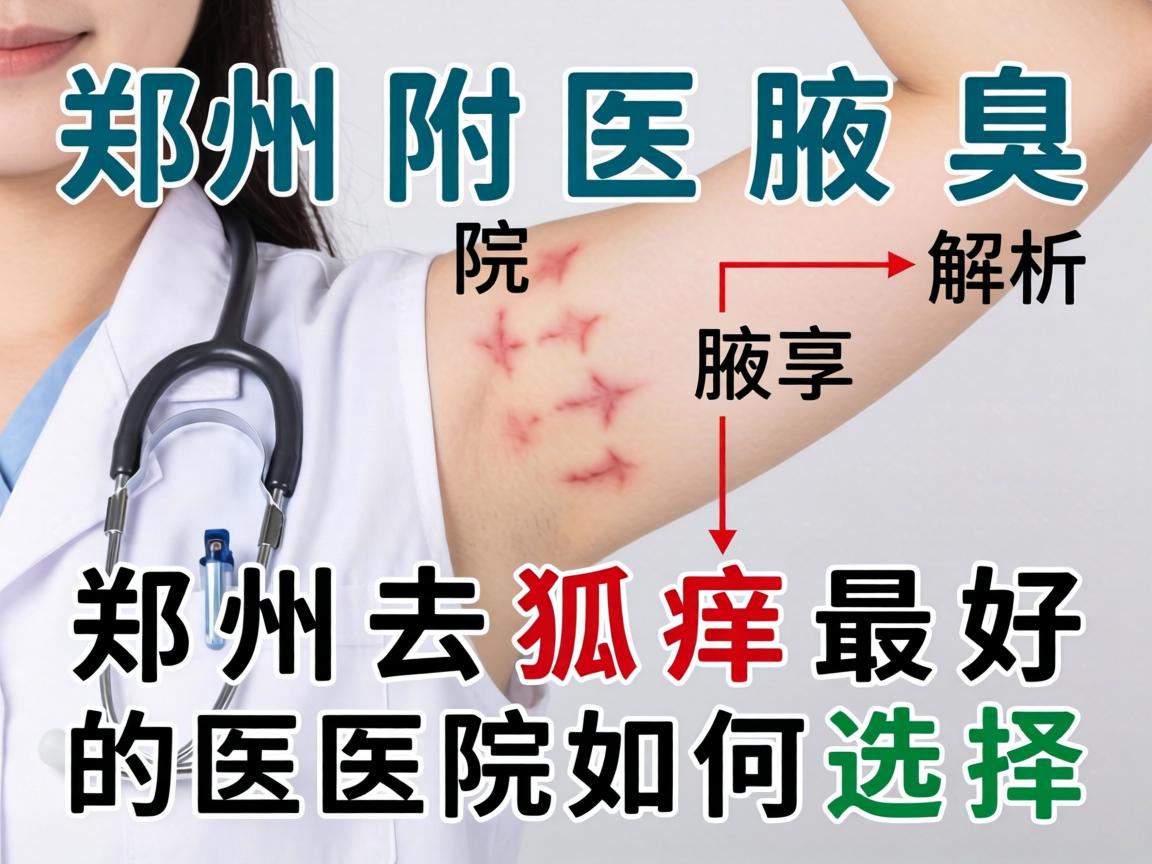 郑州附医腋臭医院解析，郑州去狐臭最好的医院如何选择