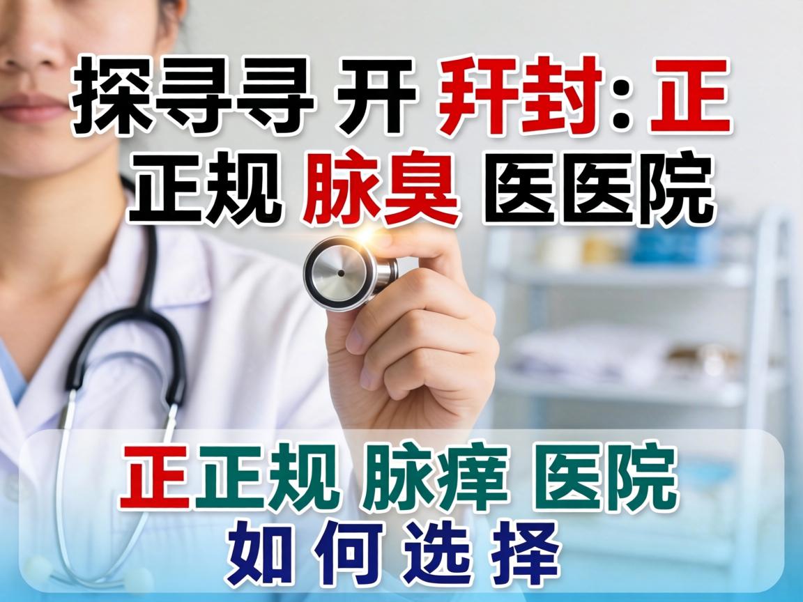 探寻开封正规腋臭医院，正规腋臭医院如何选择