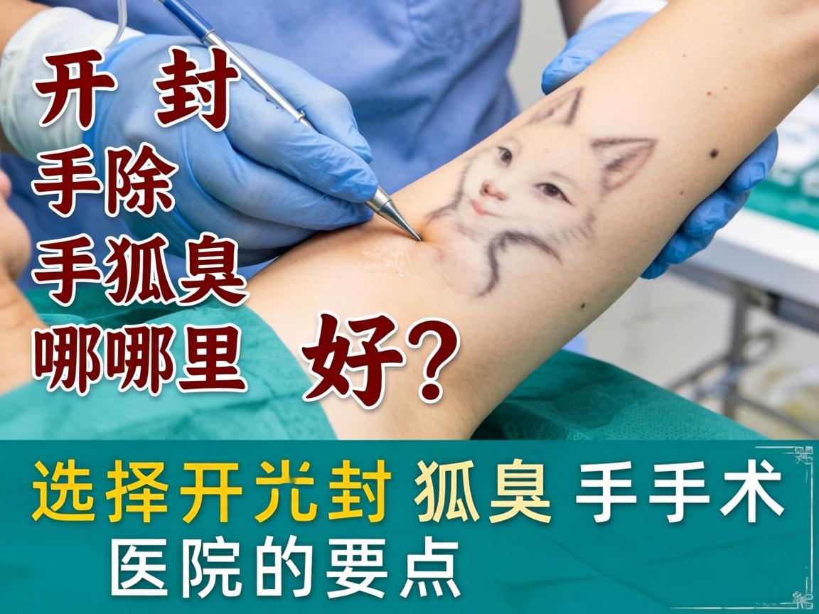 开封除狐臭手术哪里好？选择开封狐臭手术医院的要点