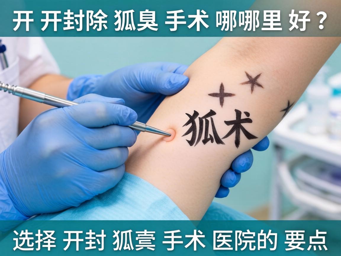 开封除狐臭手术哪里好？选择开封狐臭手术医院的要点