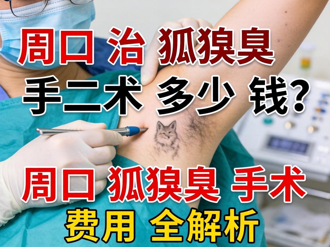 周口治狐臭手术多少钱？周口狐臭手术费用全解析