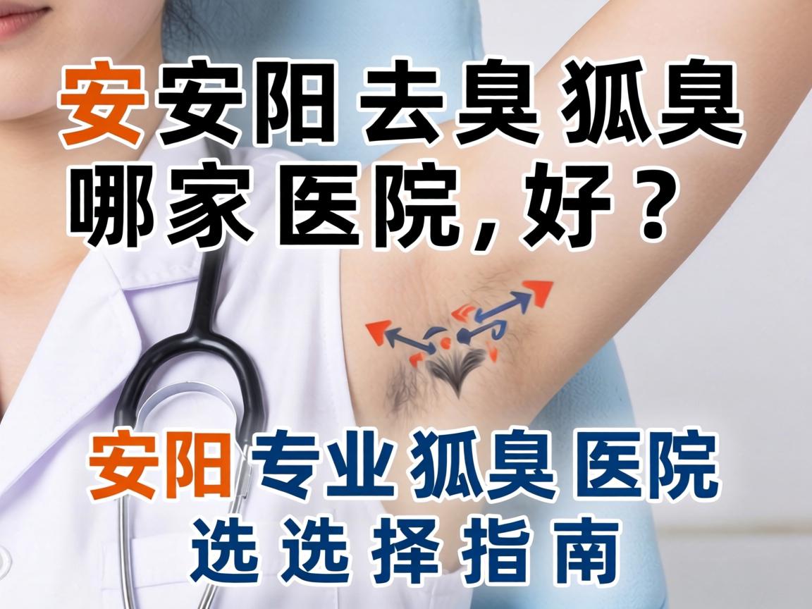 安阳去狐臭哪家医院好？安阳专业狐臭医院选择指南