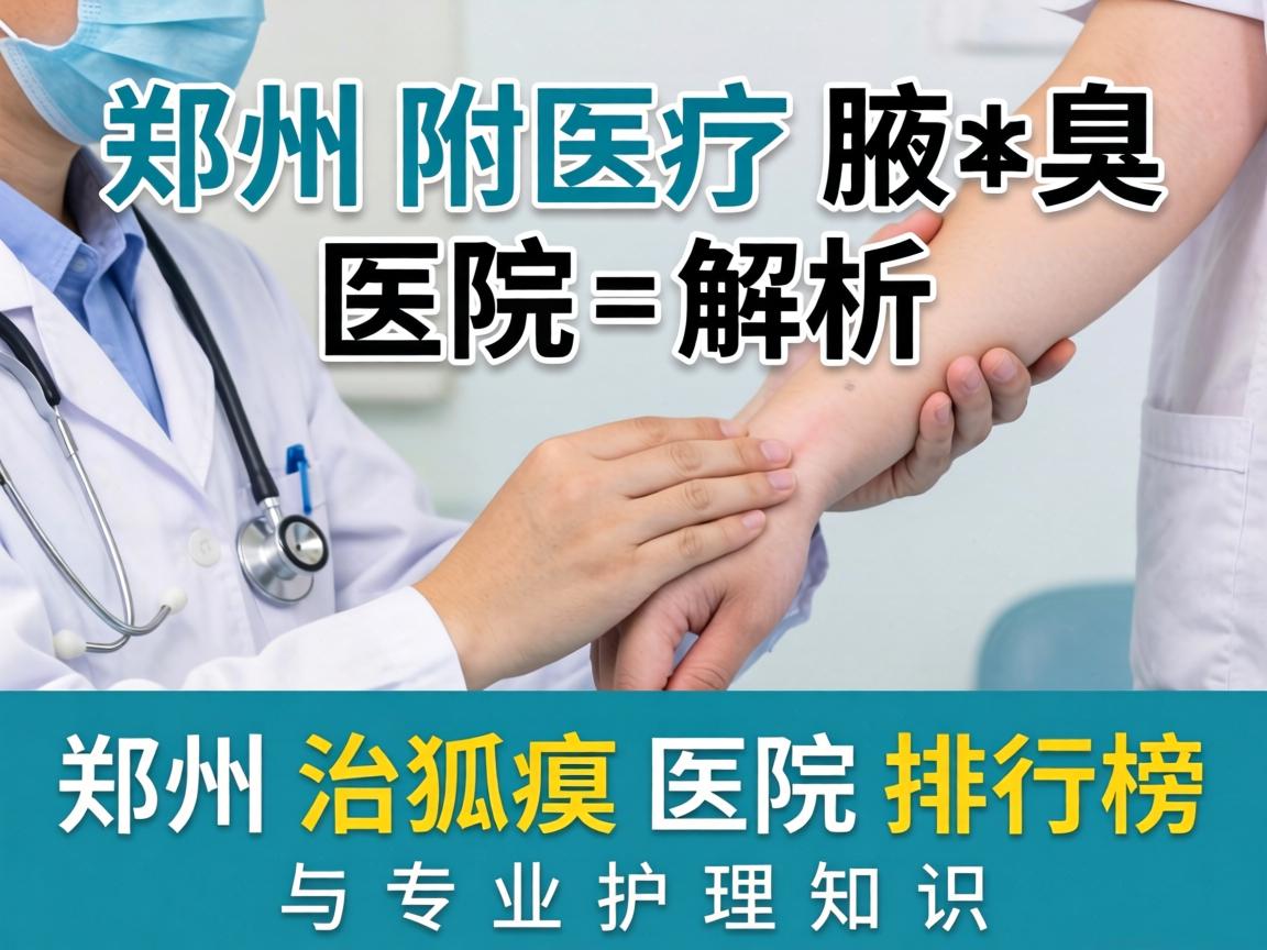 郑州附医腋臭医院解析，郑州治狐臭医院排行榜与专业护理知识