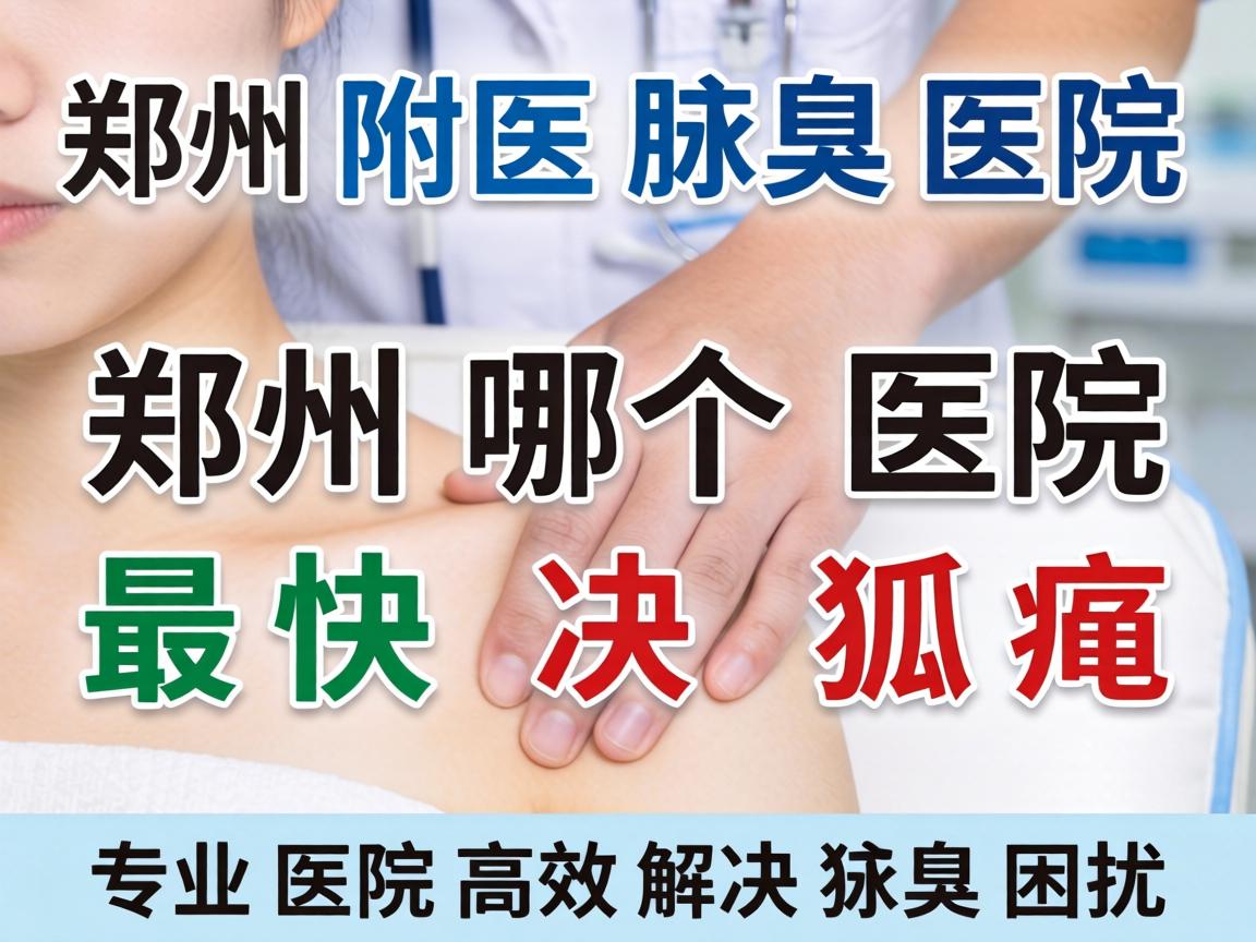 郑州附医腋臭医院解析，郑州哪个医院最快解决狐臭，专业医院高效解决狐臭困扰