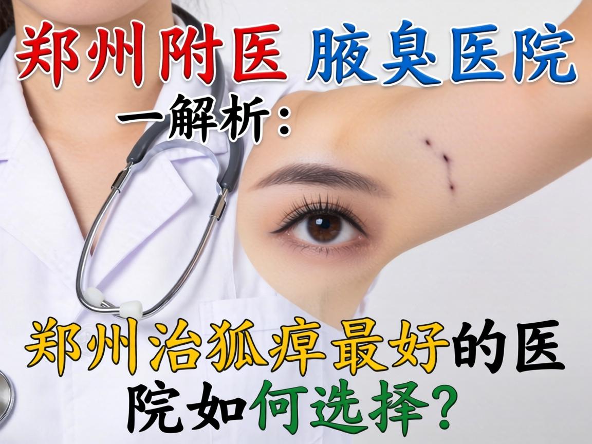郑州附医腋臭医院解析，郑州治狐臭最好的医院如何选择