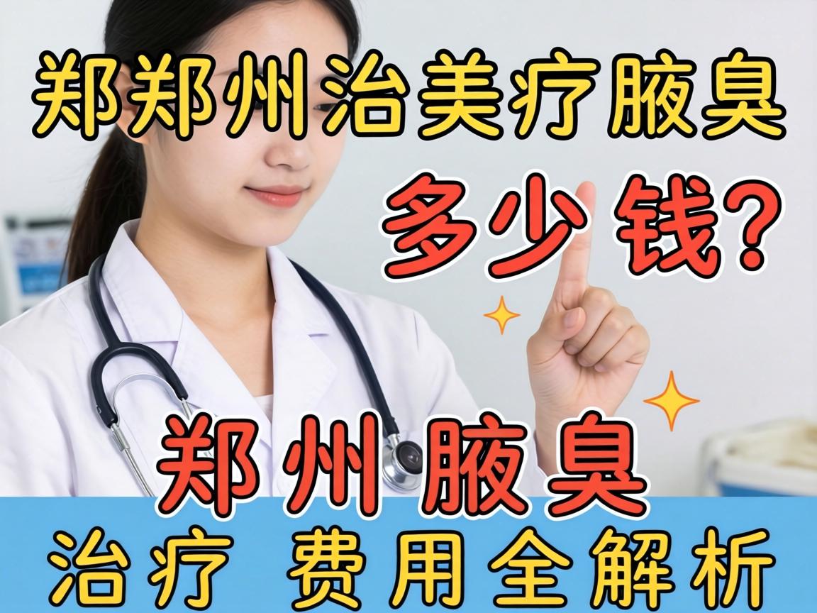 郑州治疗腋臭多少钱？郑州腋臭治疗费用全解析