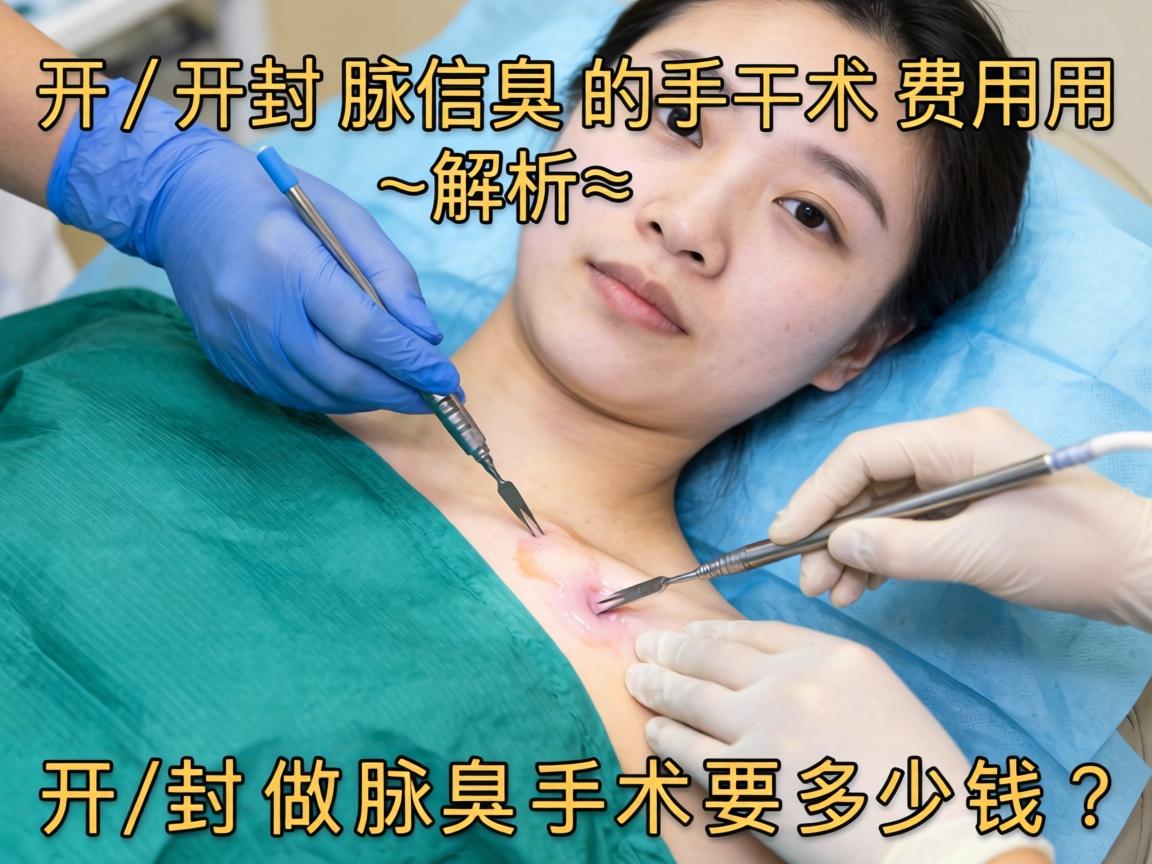 开封腋臭手术费用解析，开封做腋臭手术要多少钱？
