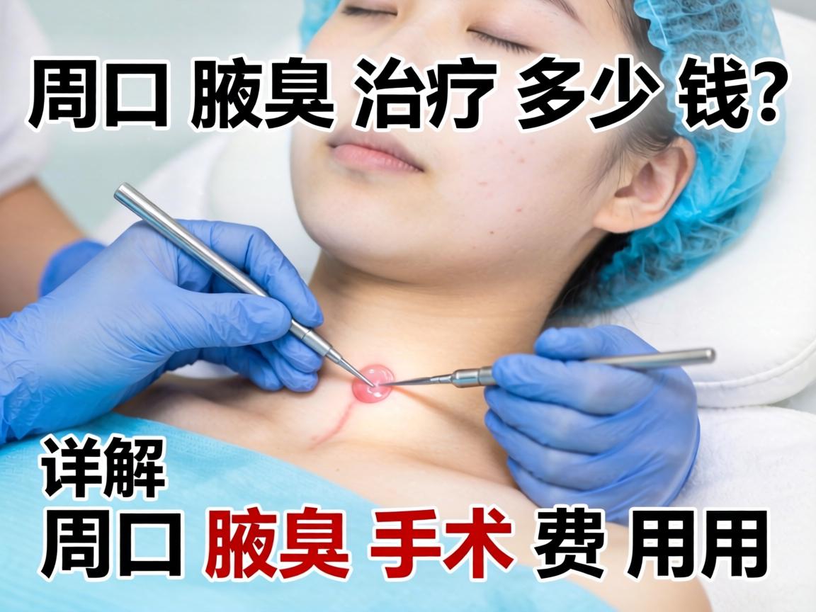 周口腋臭治疗多少钱？详解周口腋臭手术费用