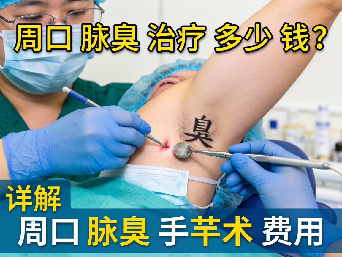 周口腋臭治疗多少钱？详解周口腋臭手术费用