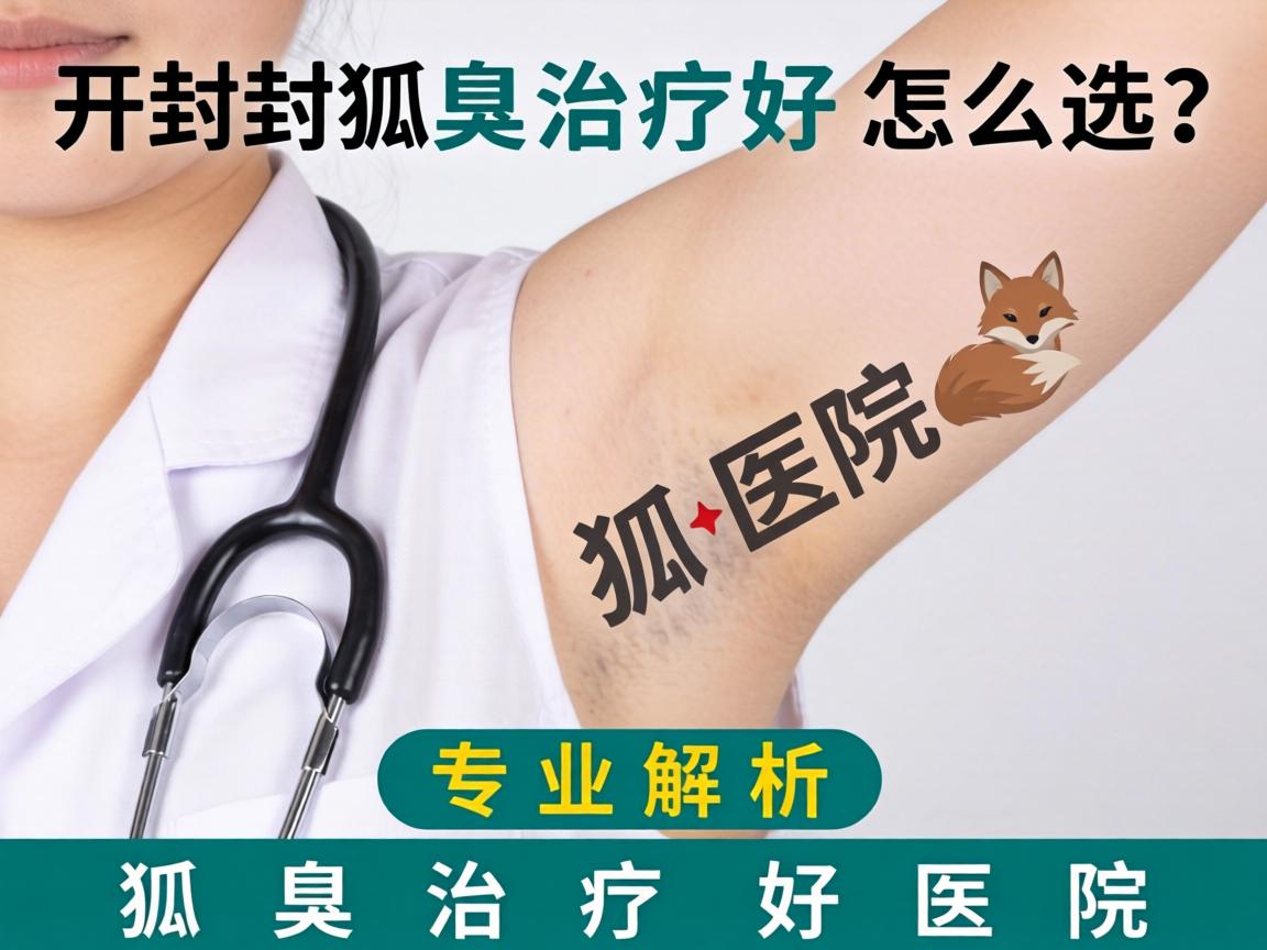开封狐臭治疗好医院怎么选？专业解析狐臭治疗好医院