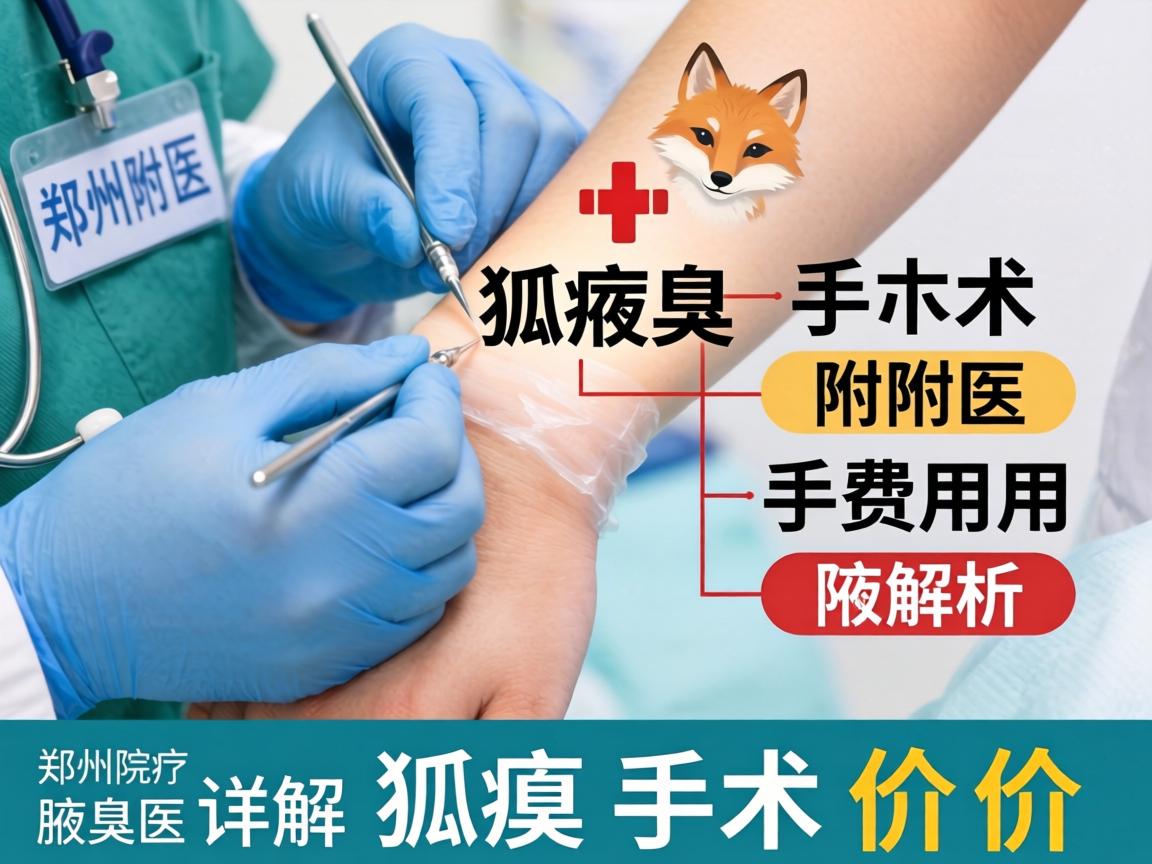 狐臭手术费用解析，郑州附医腋臭医院详解狐臭手术价格