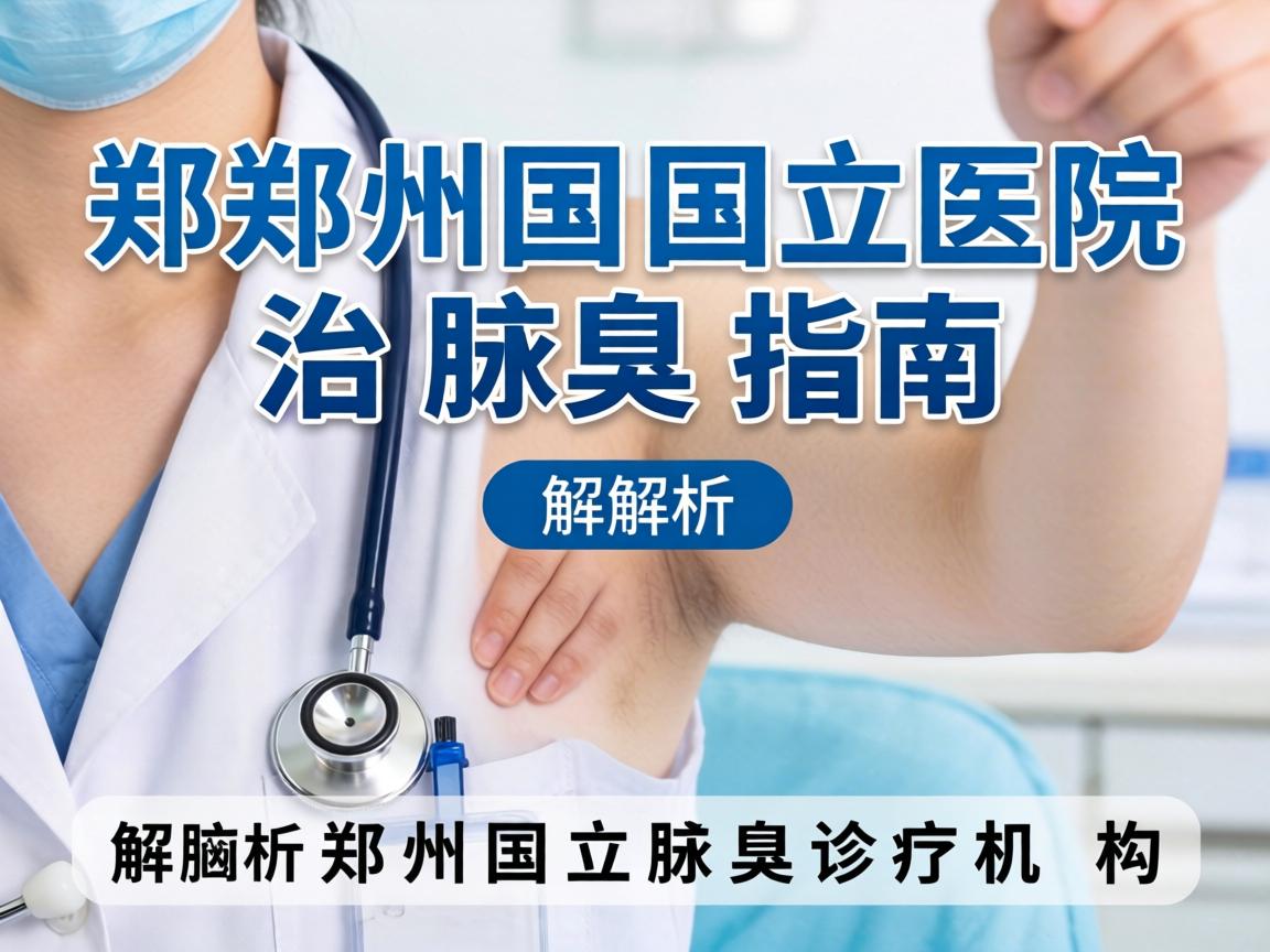 郑州国立医院治腋臭指南，解析郑州国立腋臭诊疗机构