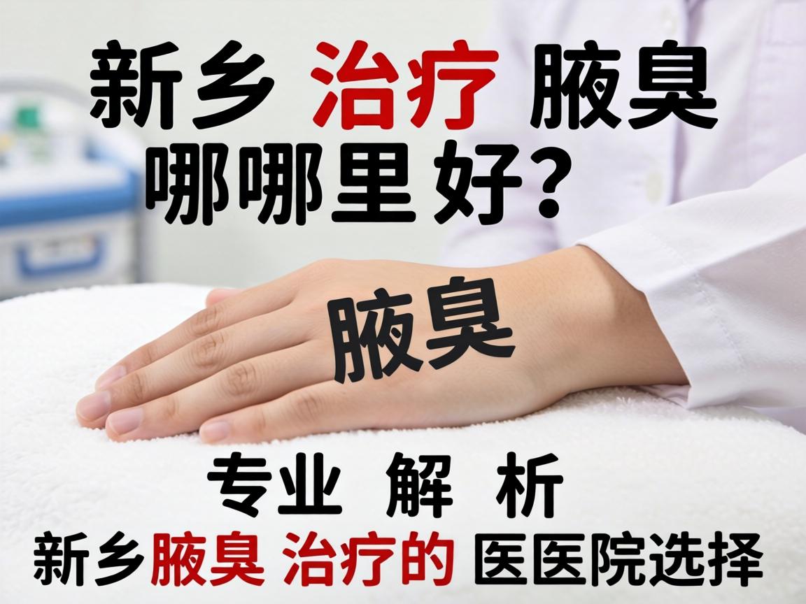 新乡治疗腋臭哪里好？专业解析新乡腋臭治疗的医院选择