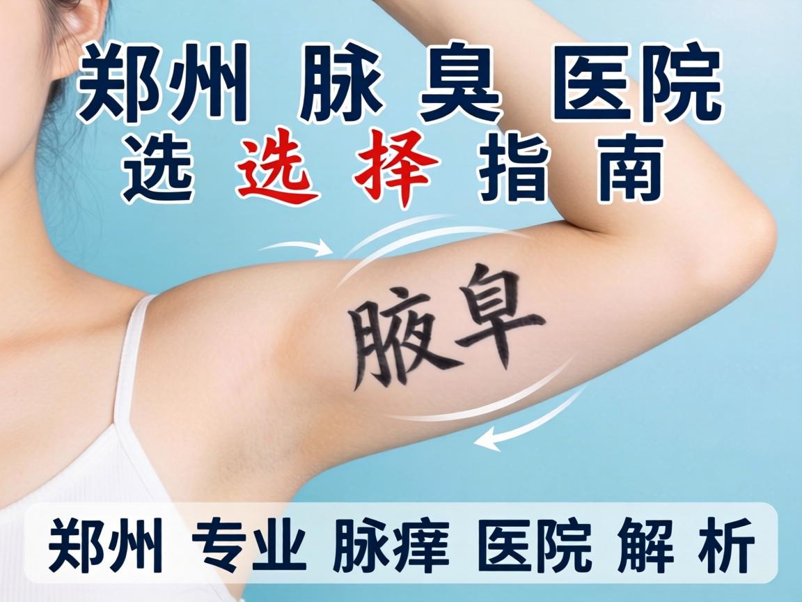 郑州腋臭医院选择指南，郑州专业腋臭医院解析