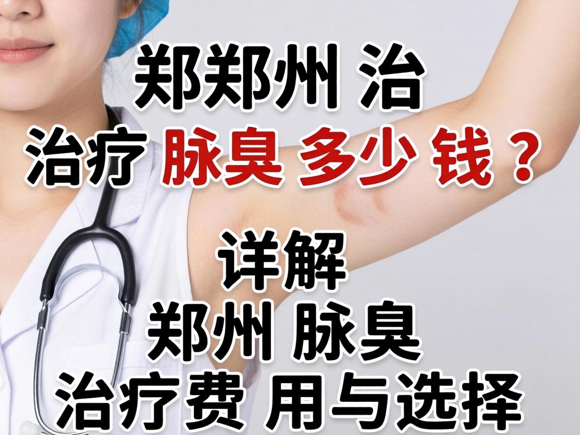 郑州治疗腋臭多少钱？详解郑州腋臭治疗费用与选择