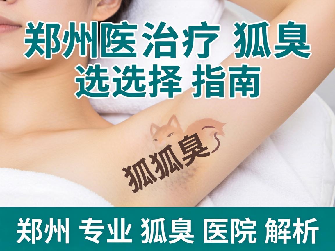 郑州治疗狐臭医院选择指南，郑州专业狐臭医院解析
