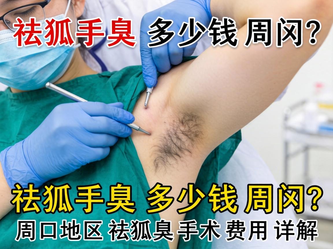 祛狐臭手术多少钱周口？周口地区祛狐臭手术费用详解