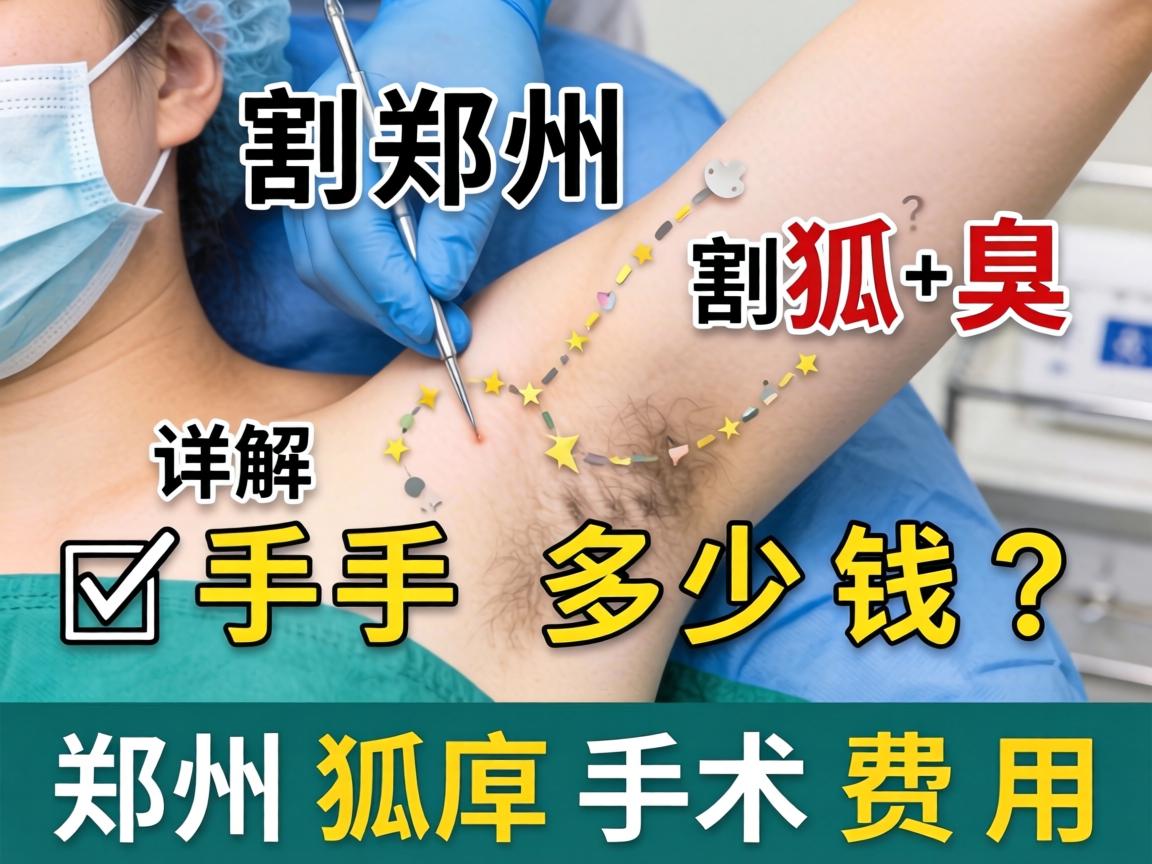 郑州割狐臭手术多少钱？详解郑州狐臭手术费用