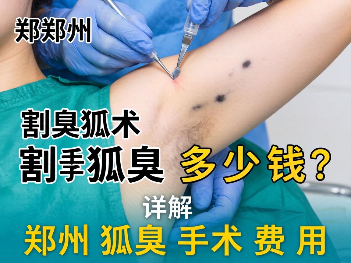 郑州割狐臭手术多少钱？详解郑州狐臭手术费用
