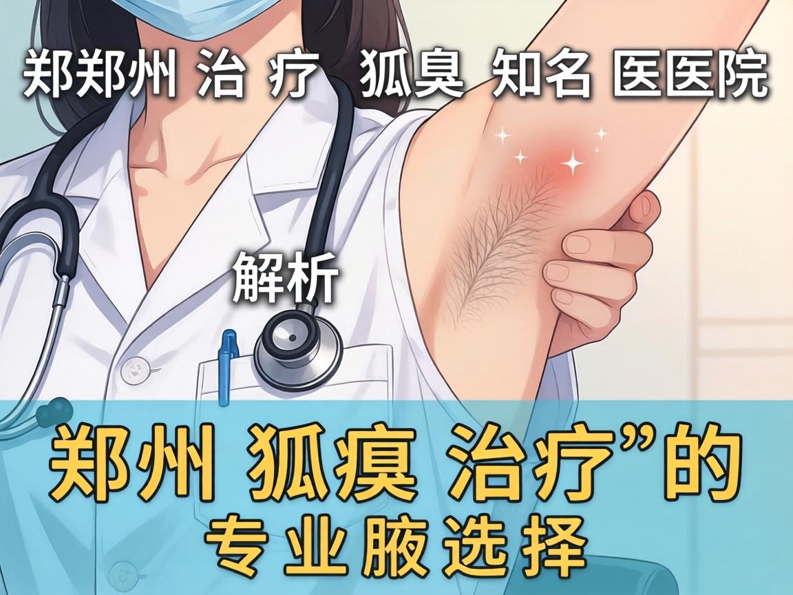 郑州治疗狐臭知名医院解析，郑州狐臭治疗的专业选择